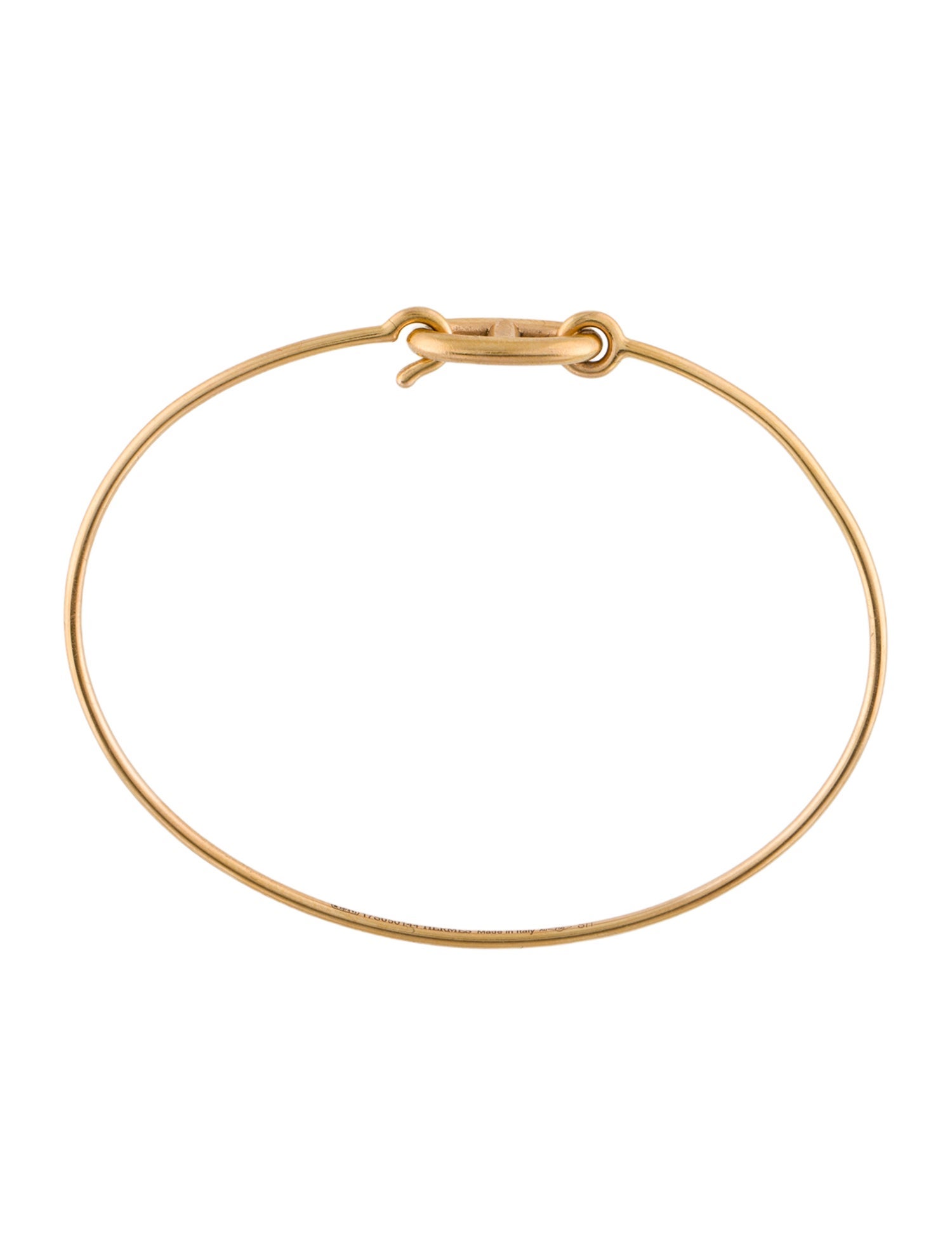 Hermès 18K Ronde Chaine d'Ancre Bangle